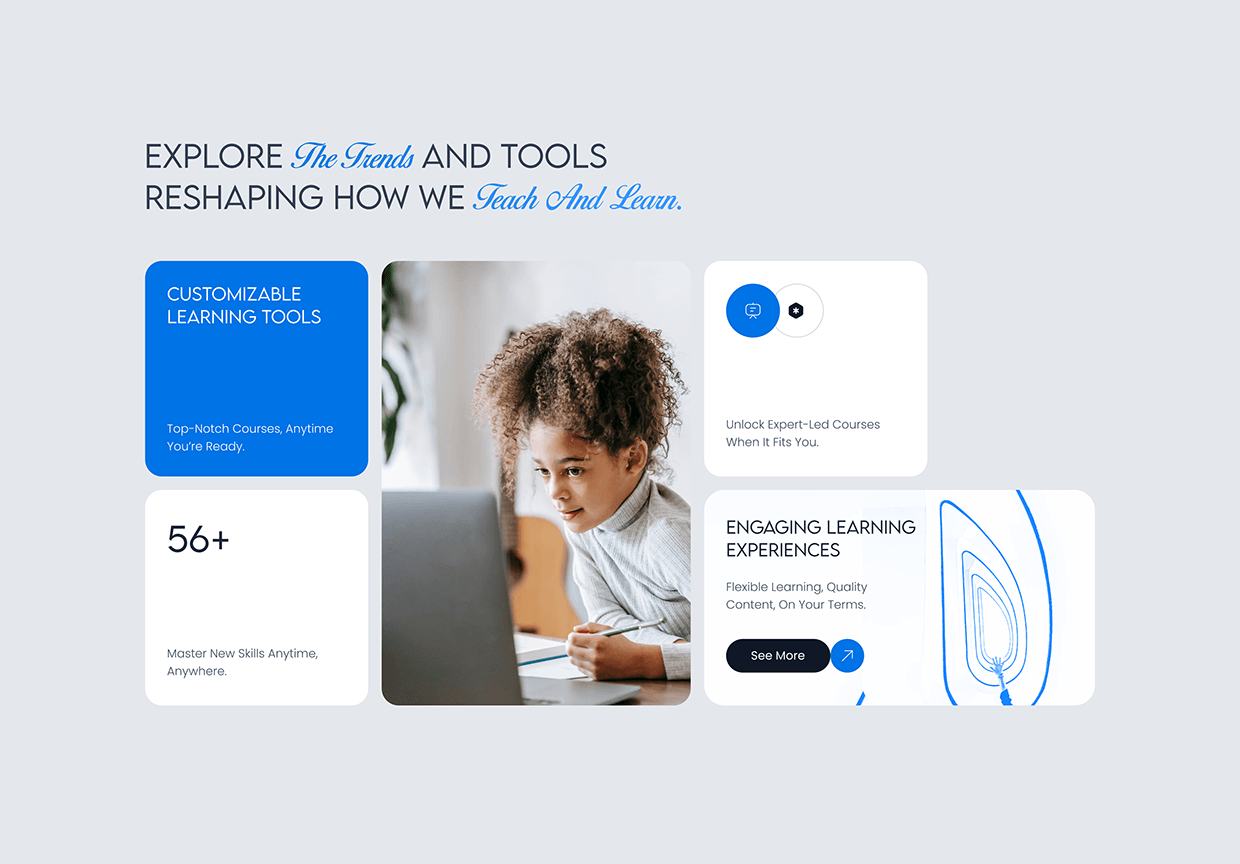 Modern UI/UX for E-Learning Platforms