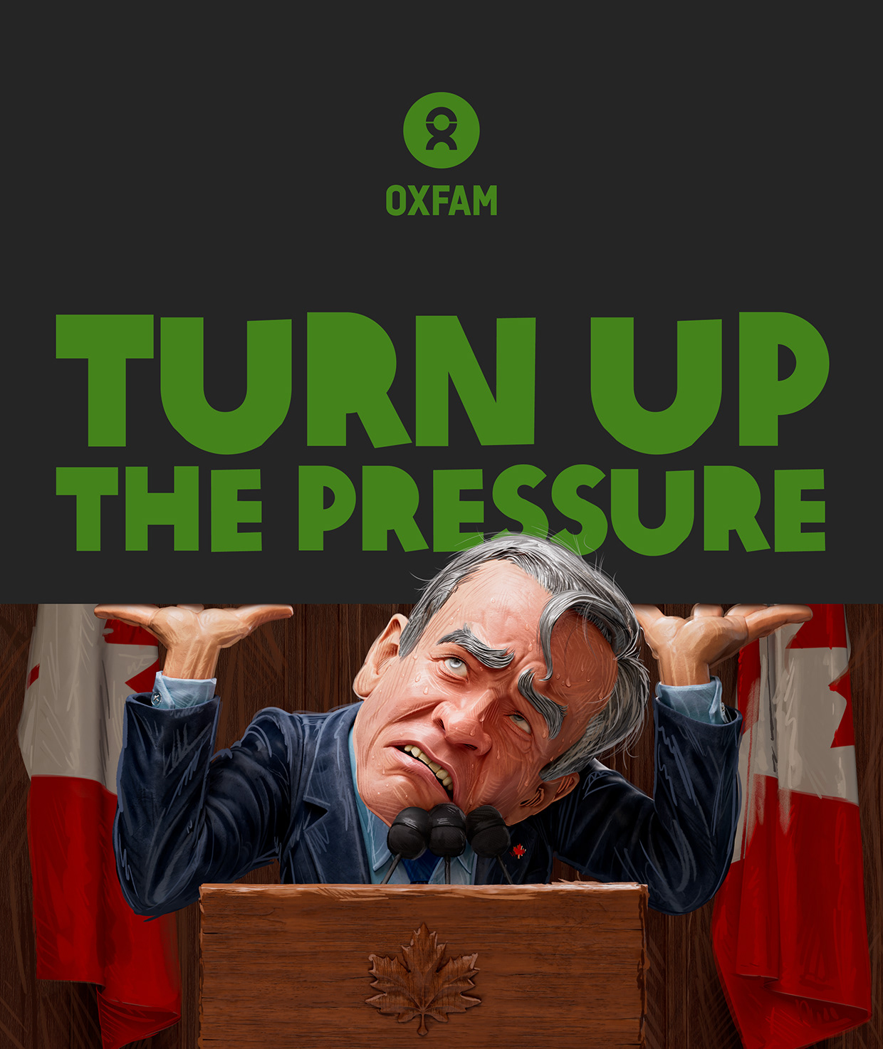OXFAM | TURN UP THE PRESSURE