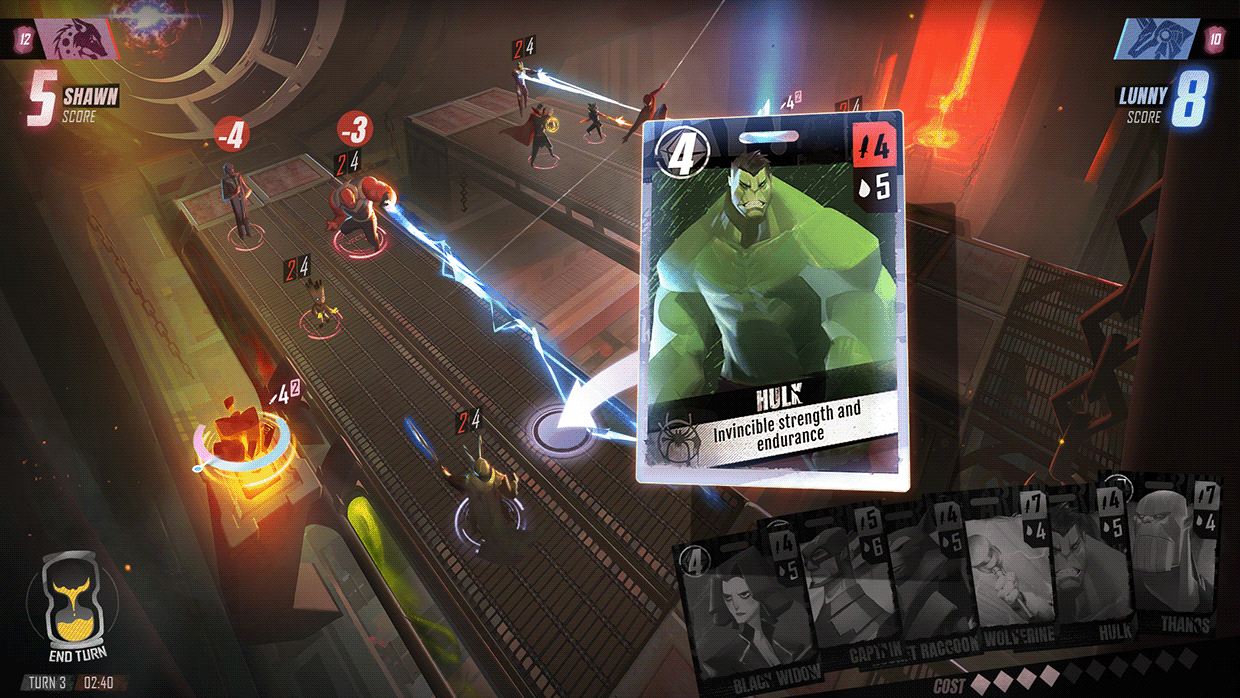 Marvel Card Game-UI Visual Concept 樘