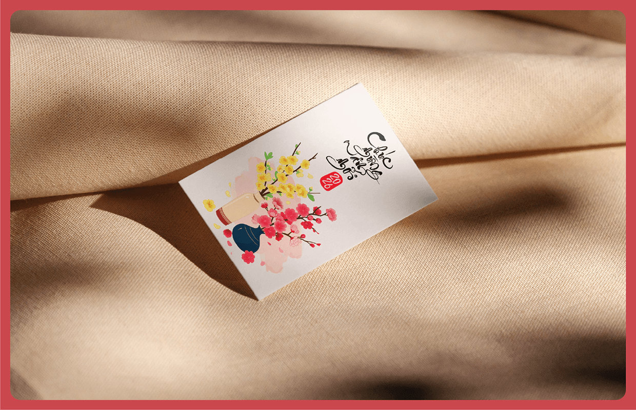 Tết Việt – Red Envelope & Greeting Card Visual System Image 0