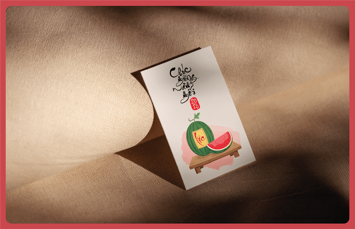 Tết Việt – Red Envelope & Greeting Card Visual System Image 1