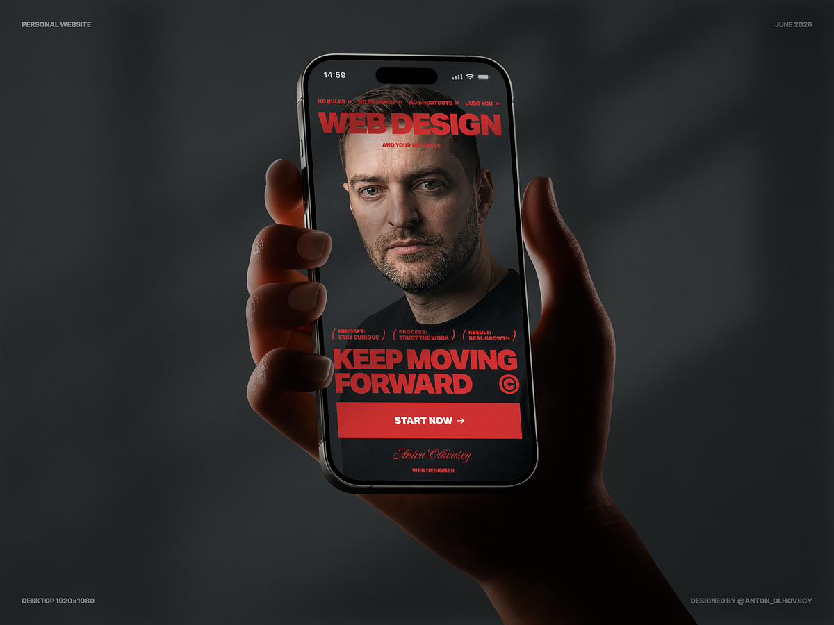 Web Designer Personal Portfolio Website Image 2