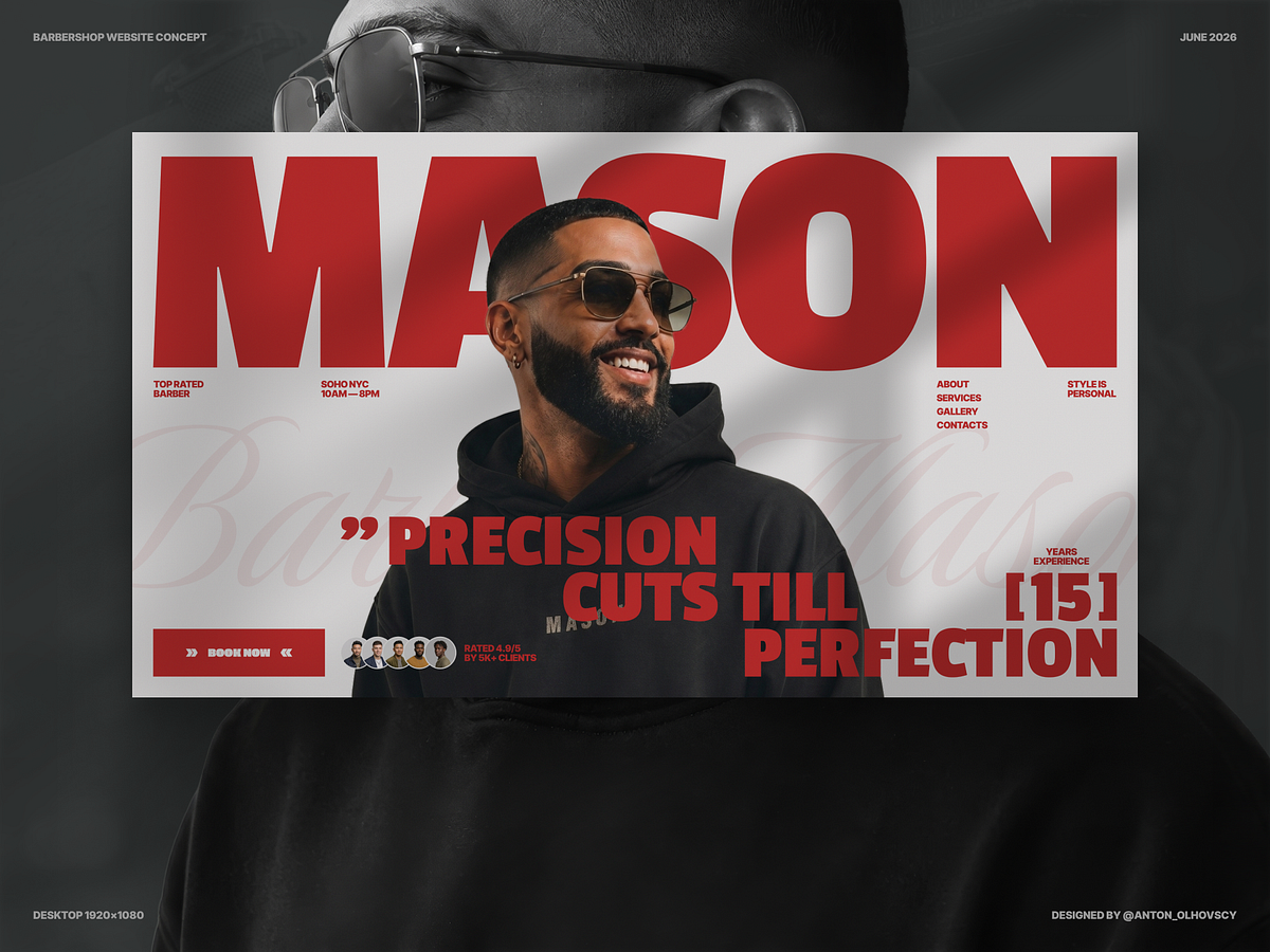 Barbershop Landing Page Image 0