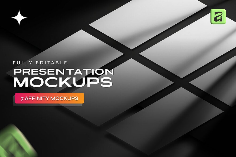 Editorial Presentation Mockup — Affinity v3