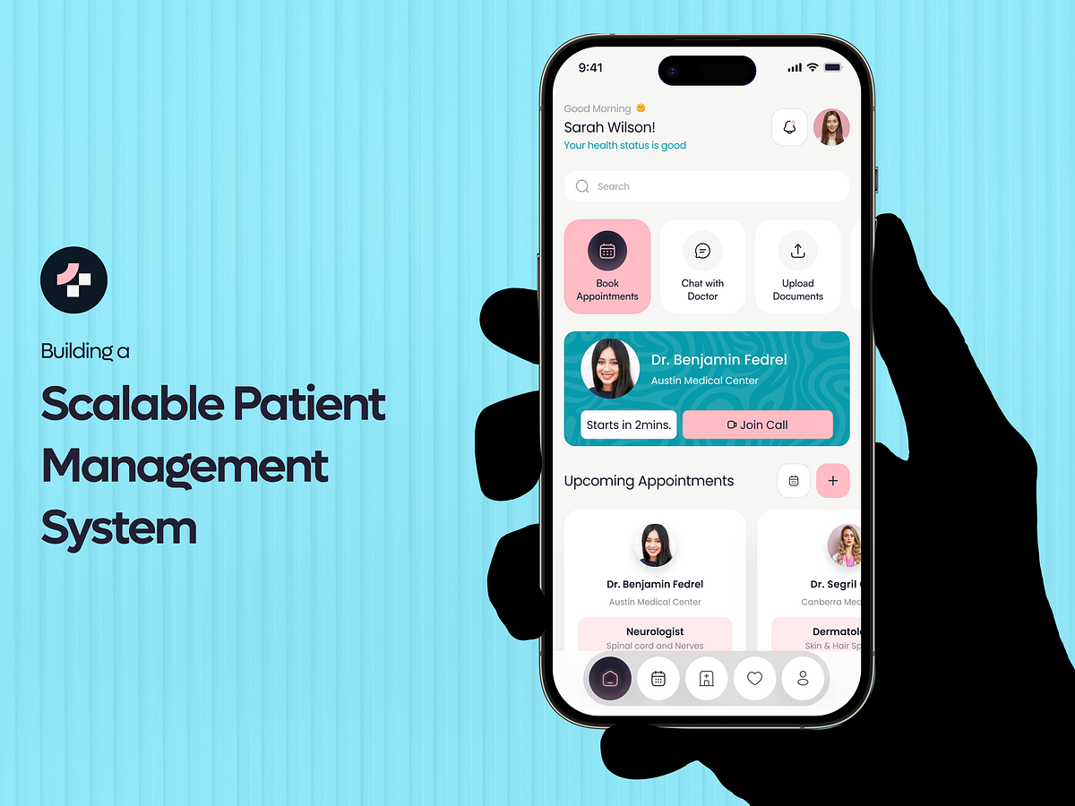 Scalable Patient Management System - Mobile App & Dashboard