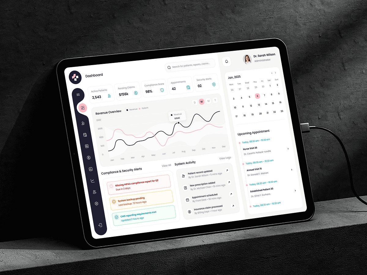 Scalable Patient Management System - Mobile App & Dashboard Image 2