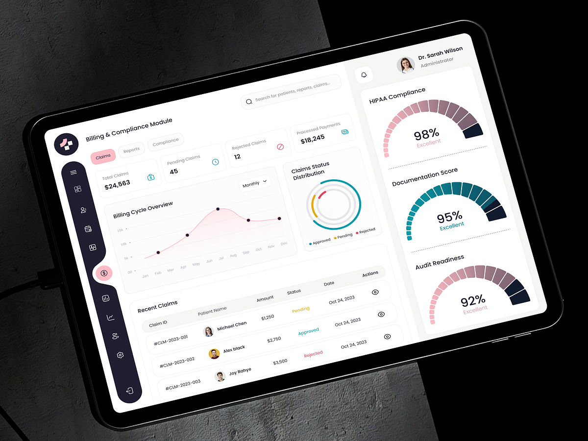 Scalable Patient Management System - Mobile App & Dashboard Image 4