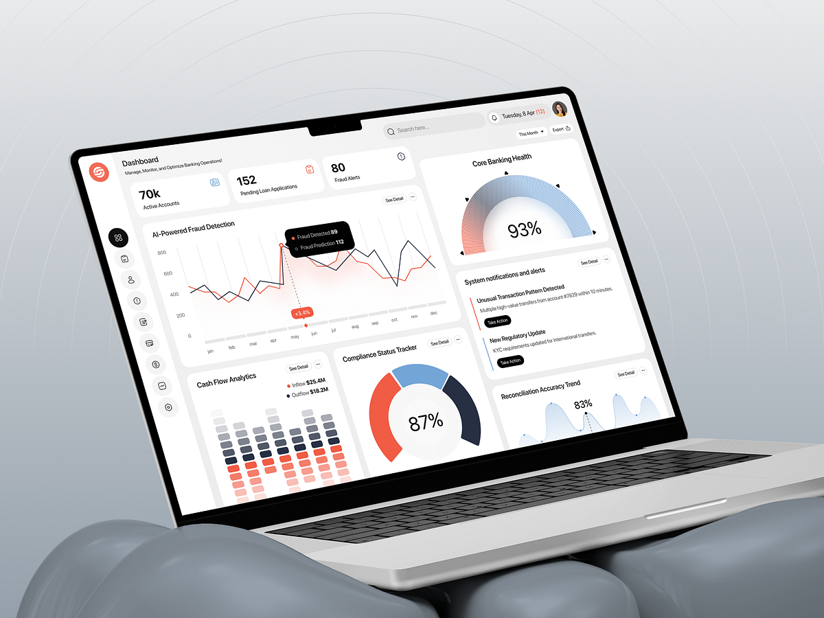 BankOS: Cloud-Native Banking Admin Dashboard UI/UX