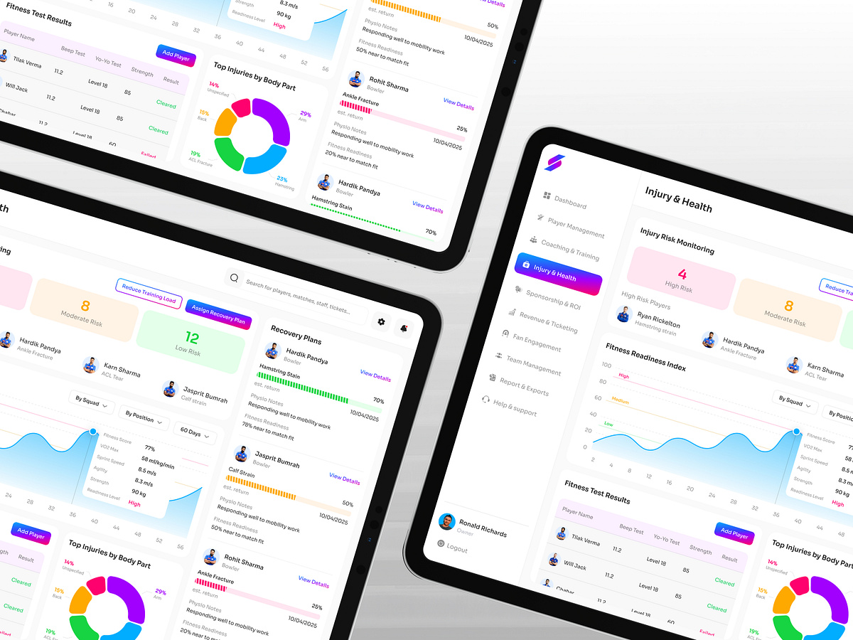 Next-Gen Sports Franchise & Player Analytics Dashboard Image 3