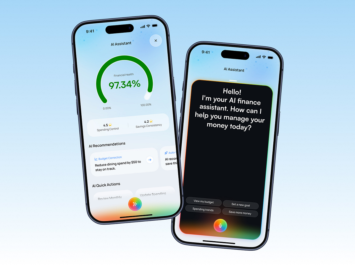 FinAI: Intelligent Money Management & Predictive Budgeting UI Image 4