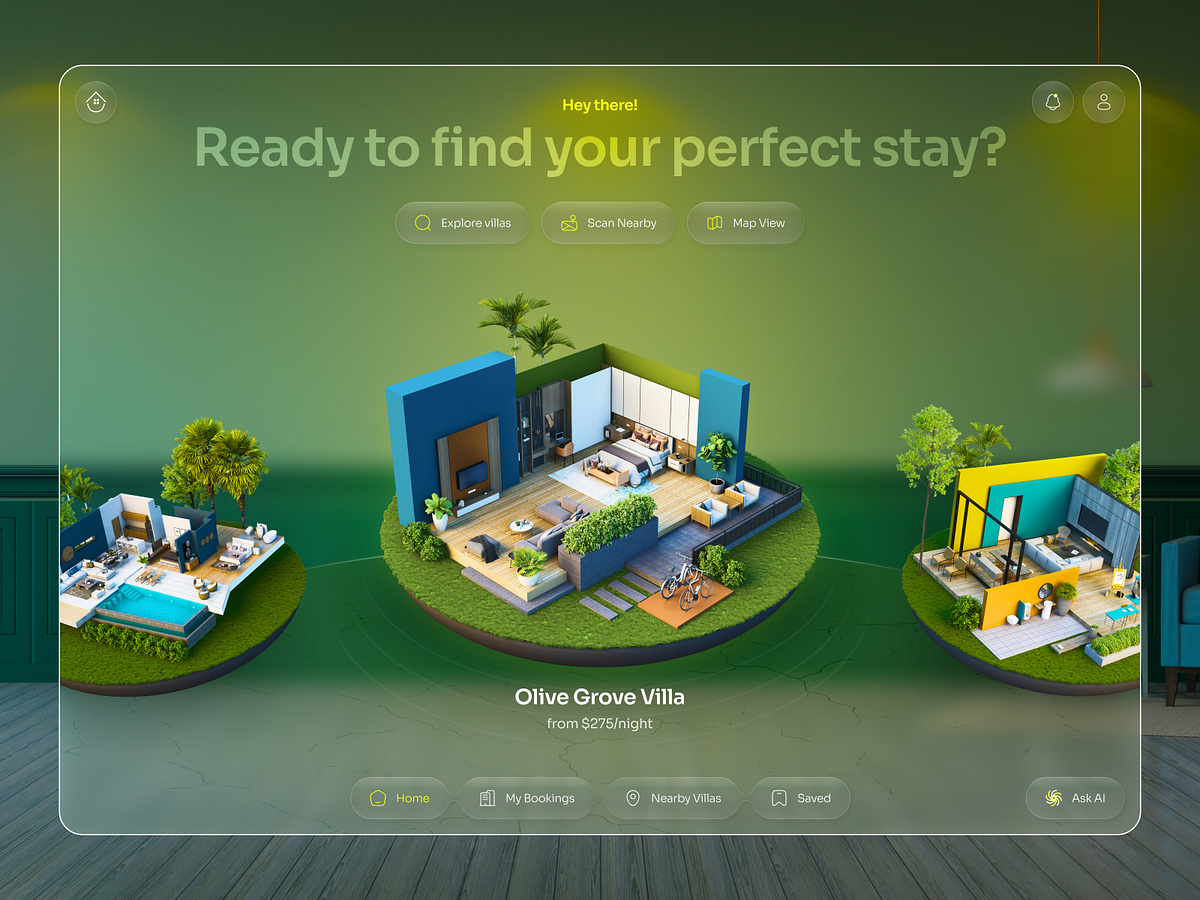 Villa AR: Immersive 3D Booking & Spatial Travel Experience