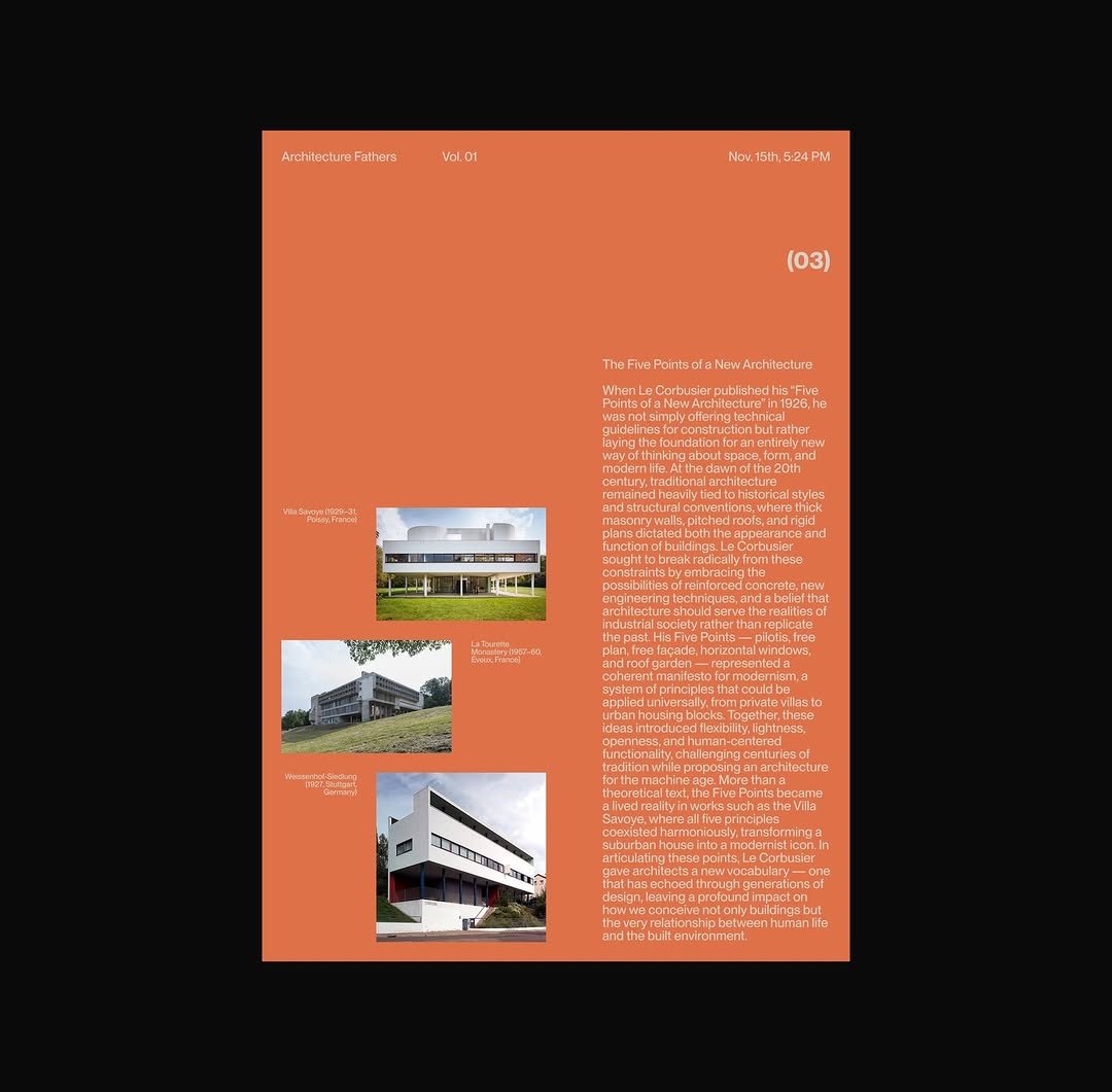 Typography and Layout Exploration: Le Corbusier Image 1