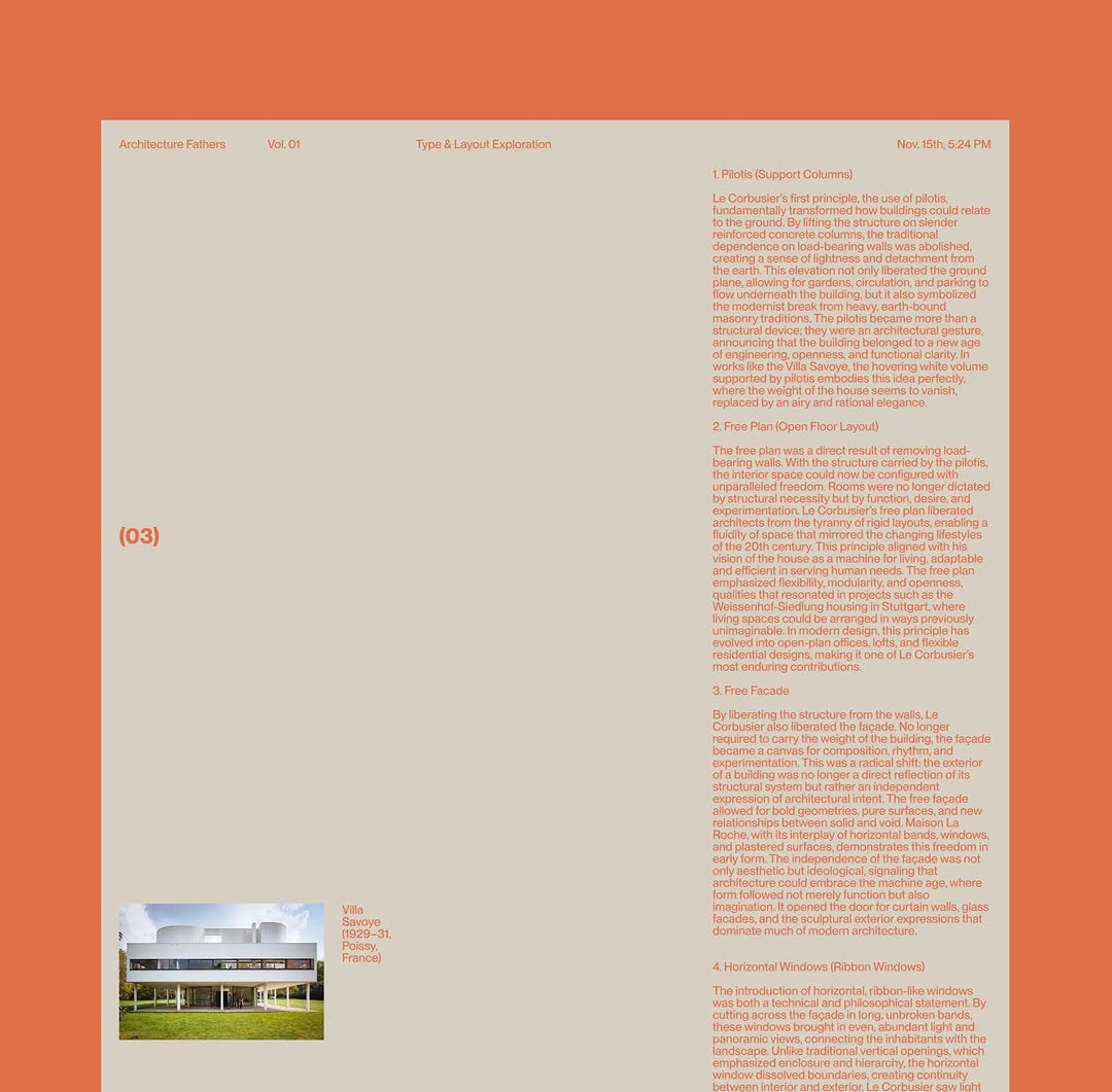 Typography and Layout Exploration: Le Corbusier Image 3