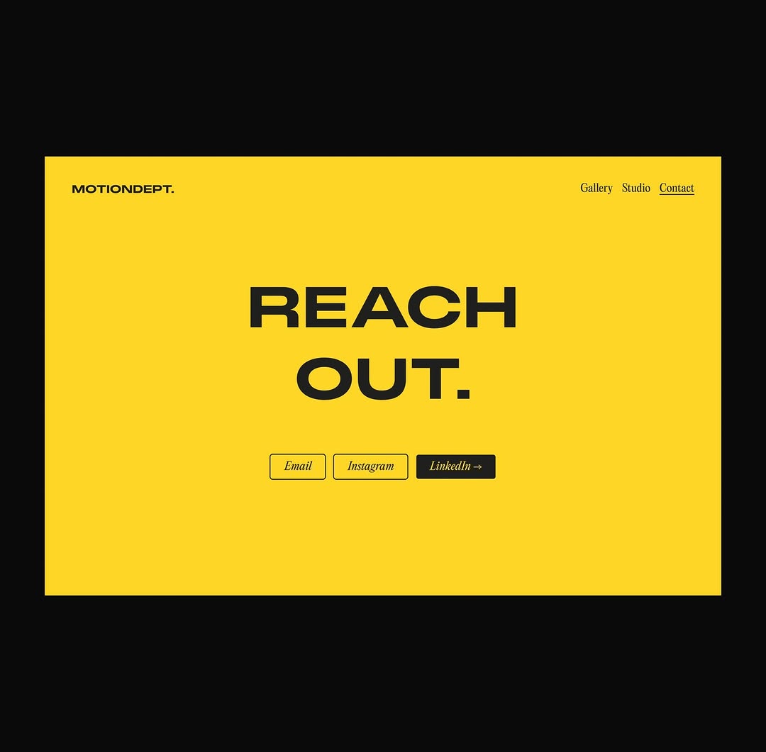 Typography & Layout Exploration: Photography Studio Portfolio Concept Image 2