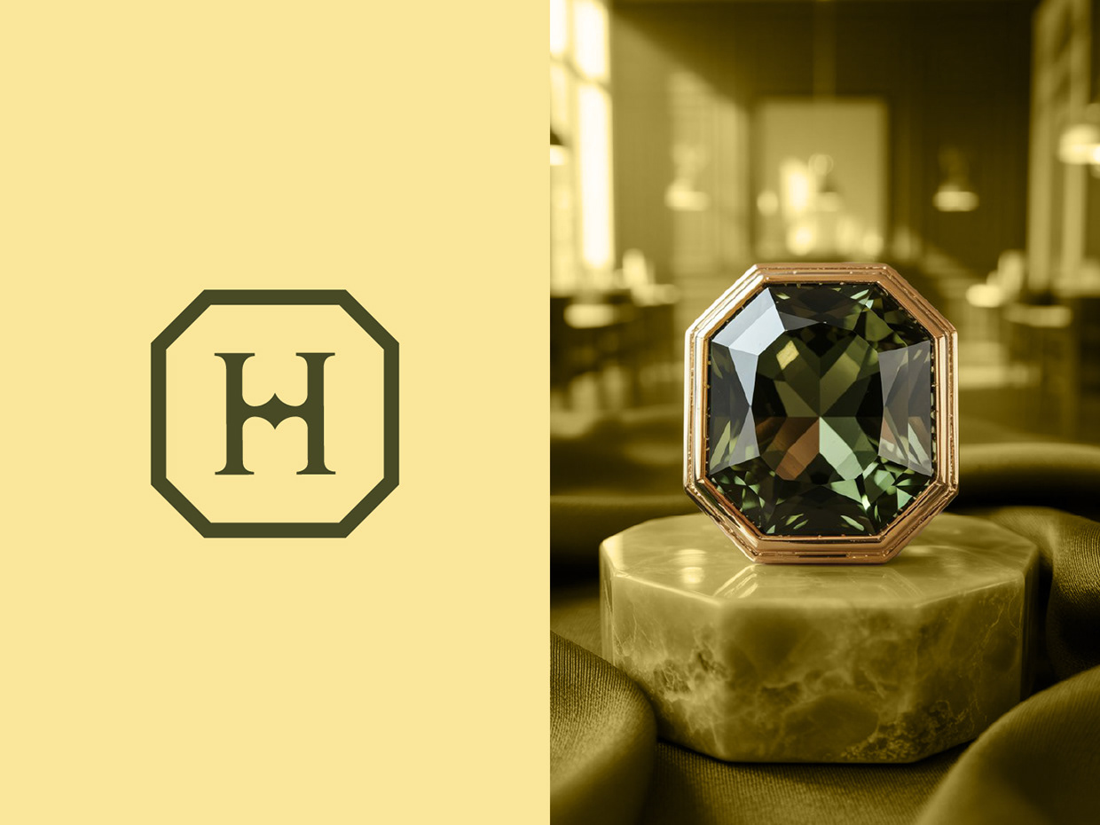 Huliy Luxury Jewelry Visual Identity Image 3