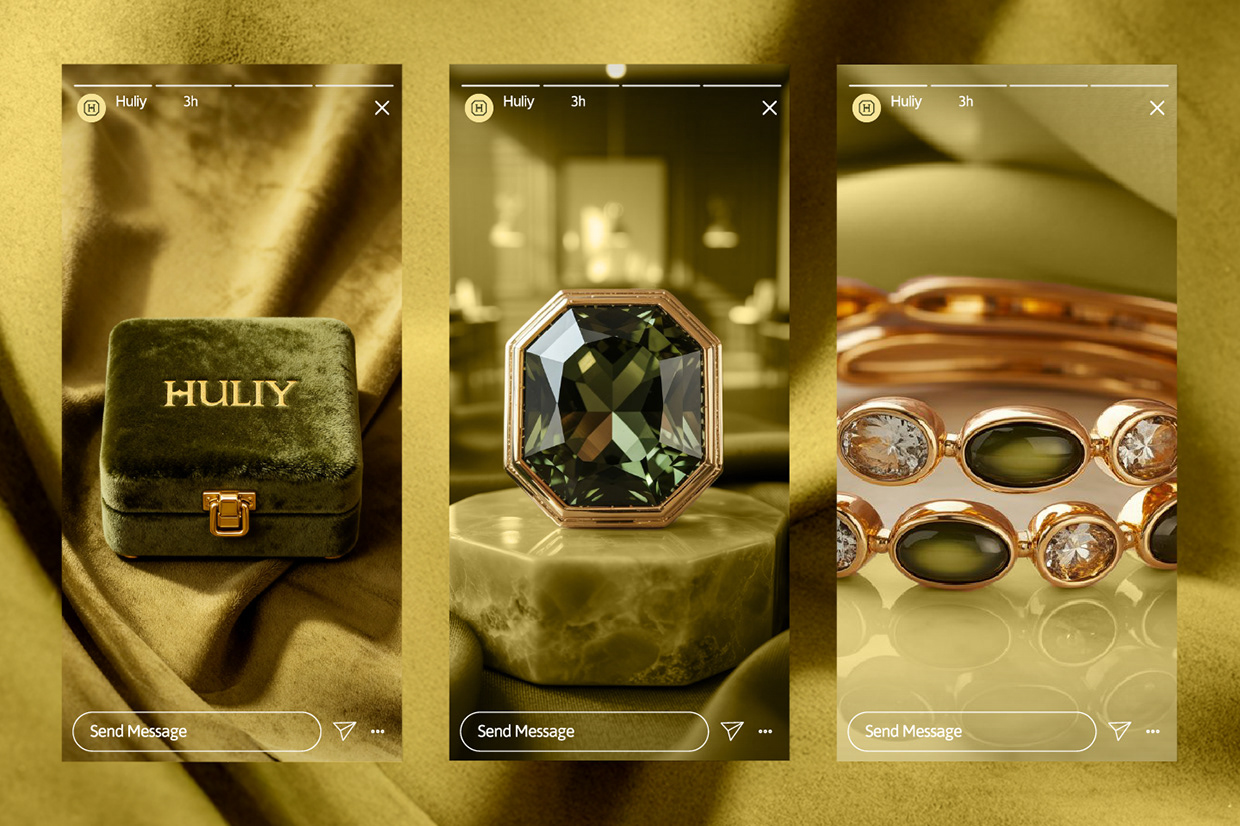 Huliy Luxury Jewelry Visual Identity Image 12