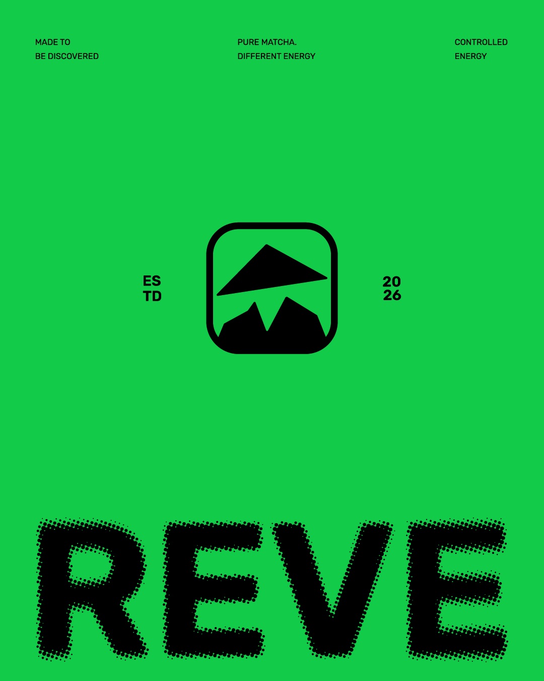 REVE Matcha Brand Identity & Packaging Image 0