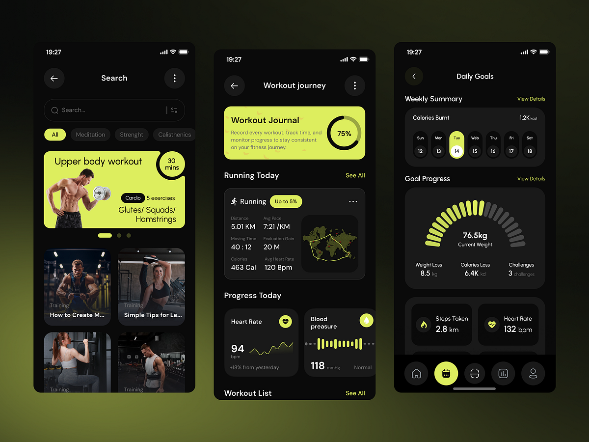 Fitness App Concept