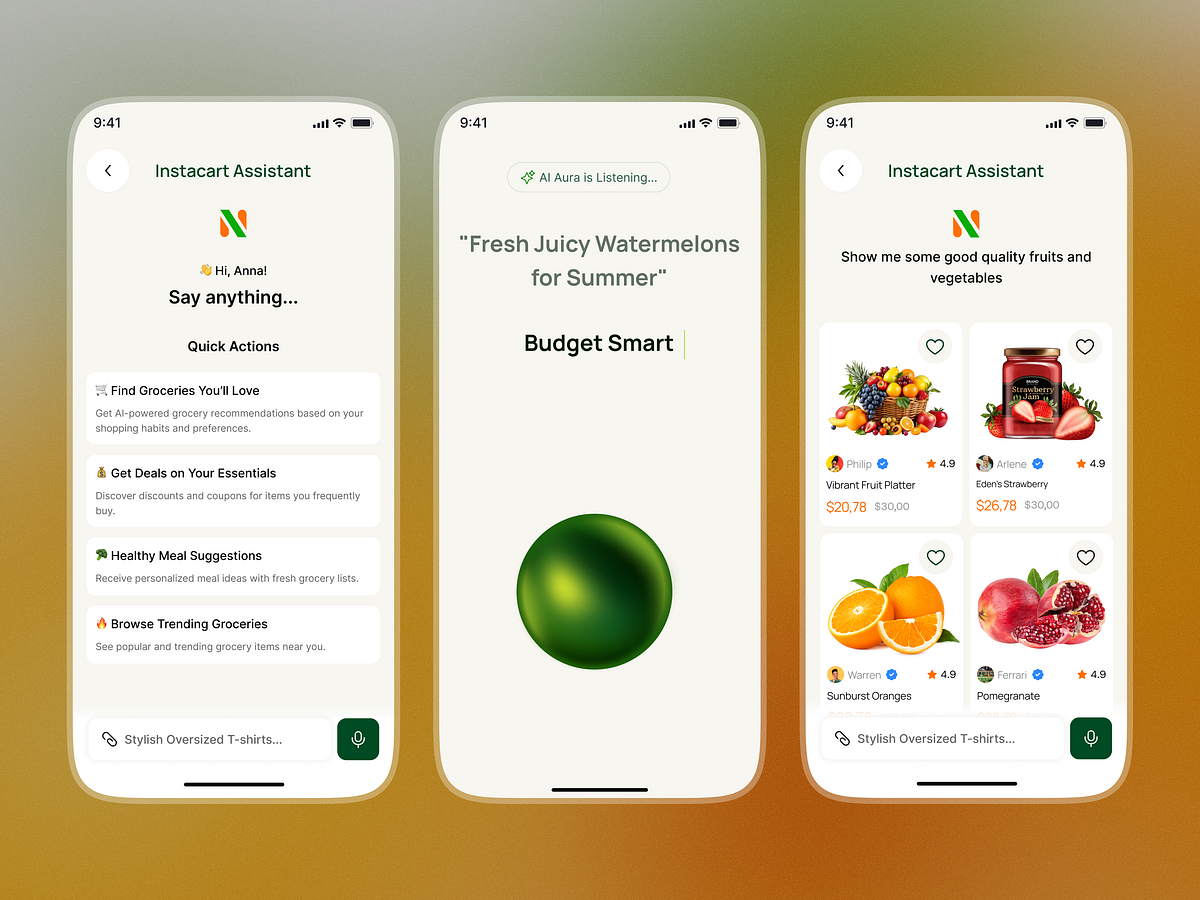 AI-Powered Grocery Mobile App
