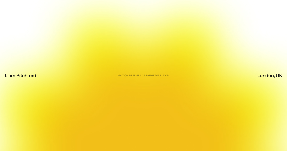 Liam Pitchford Folio - UK Creative Director