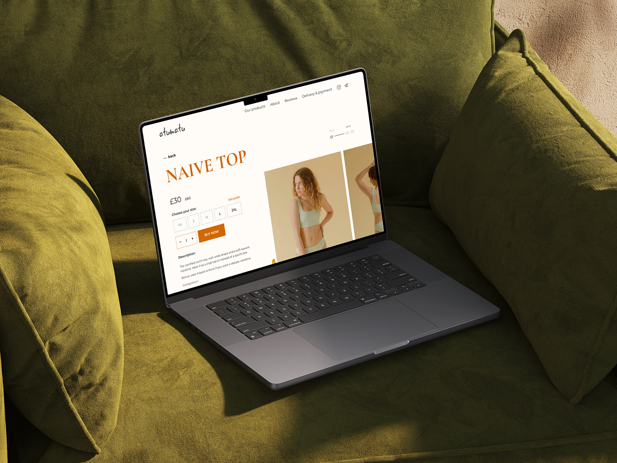 Atumatu · Swimwear landing page Image 1