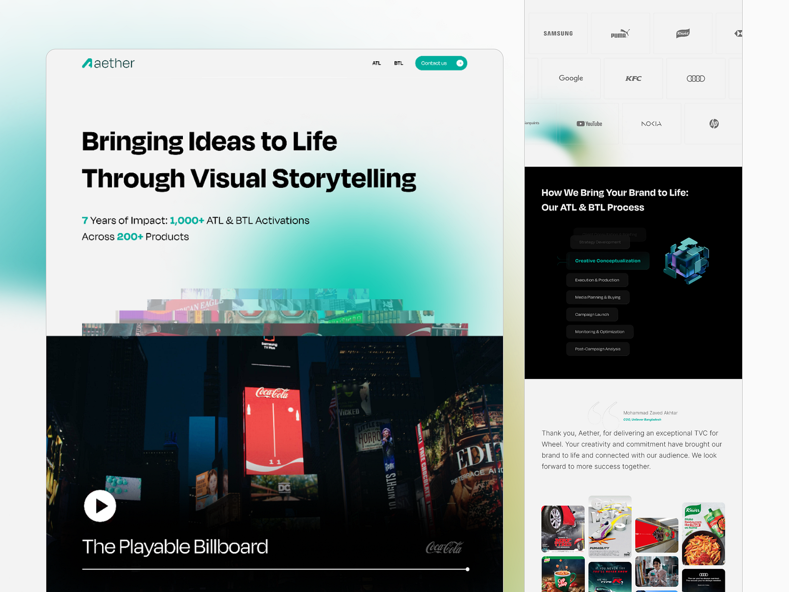 Aether – Powering Brands with Impactful Campaigns by Sakib Al Mahmud