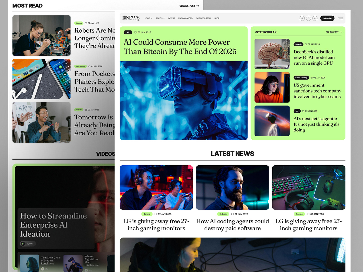 AI & Technology Blog — Modern Editorial Experience