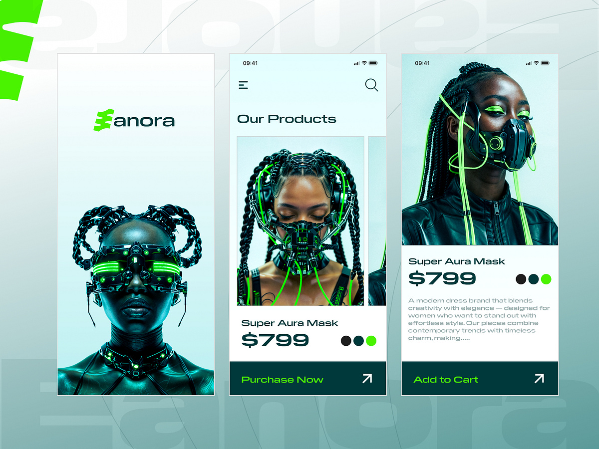 Fashion Ecommerce App Design | Eanora