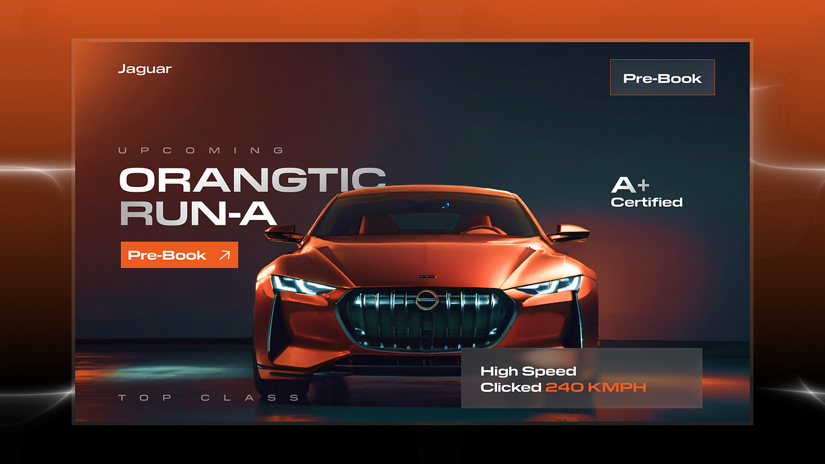 Luxury Car Website Design