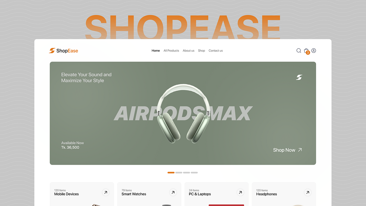 eCommerce UI/UX Design – Modern, Minimal & Conversion-Focused