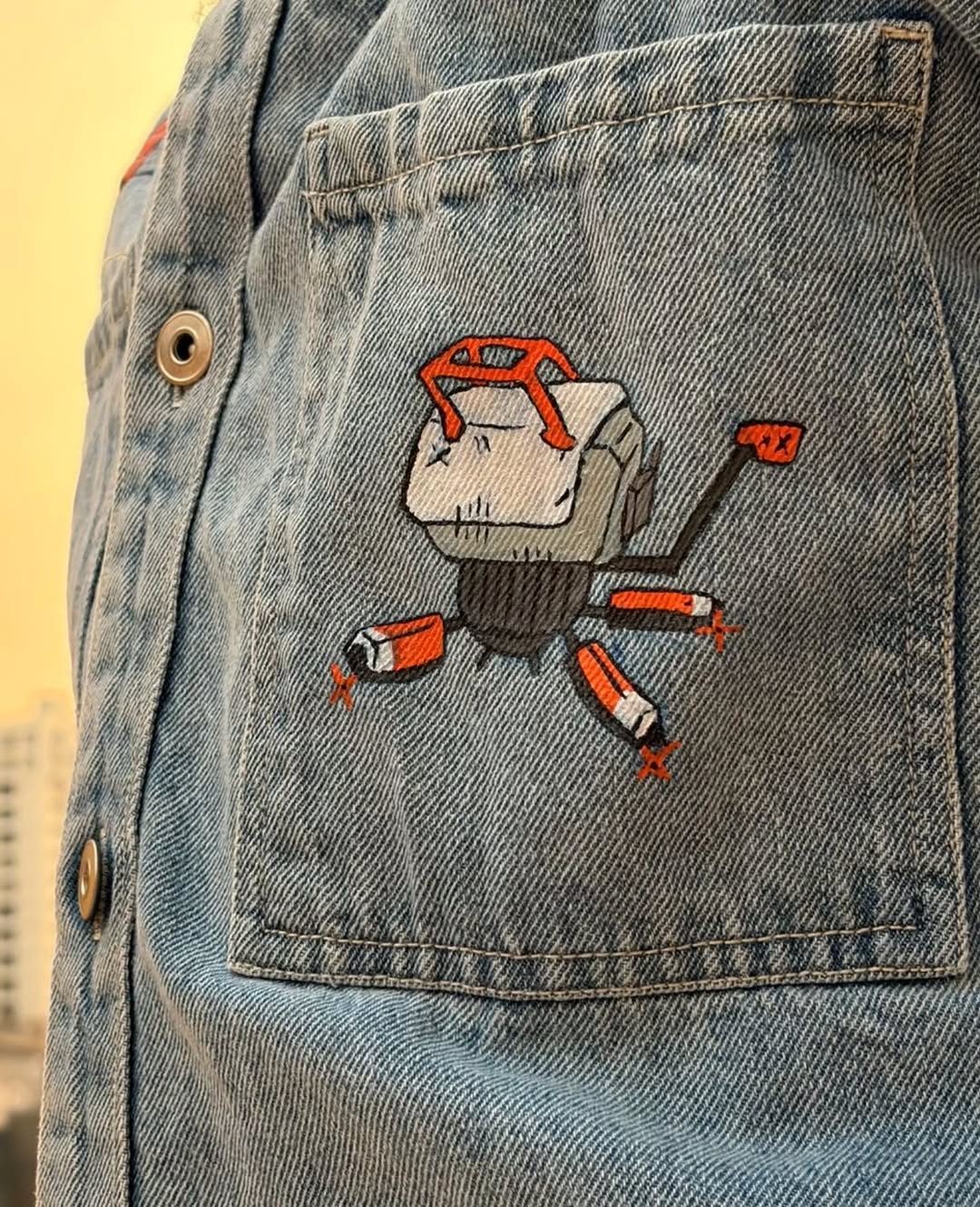 Hand Painted Jacket Image 3