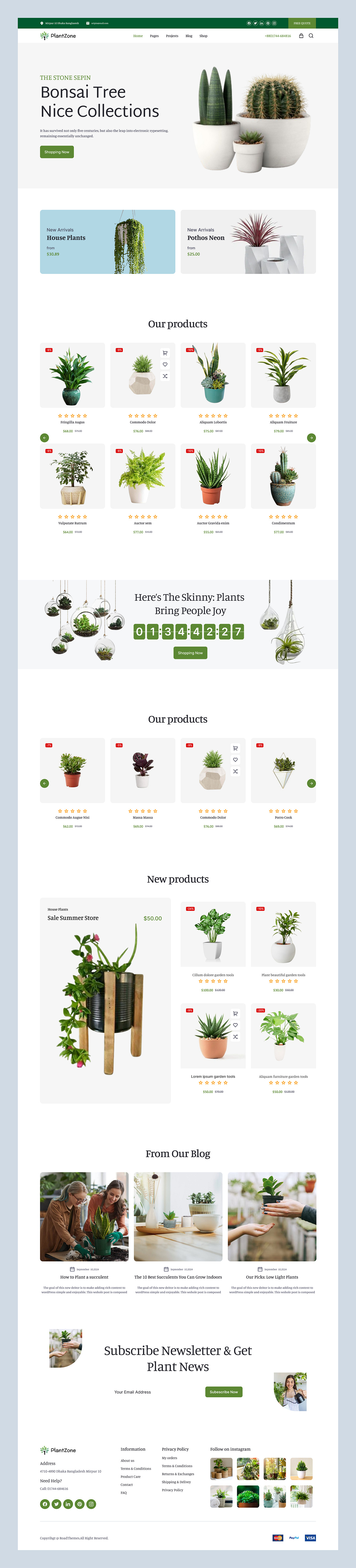 Plant Shop Landing Page Image 3