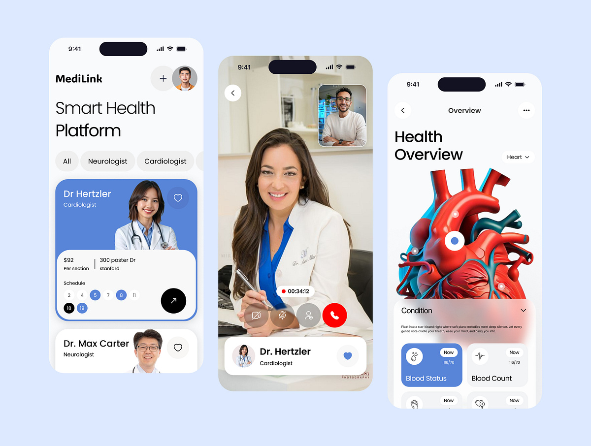 Healthcare Mobile App Design