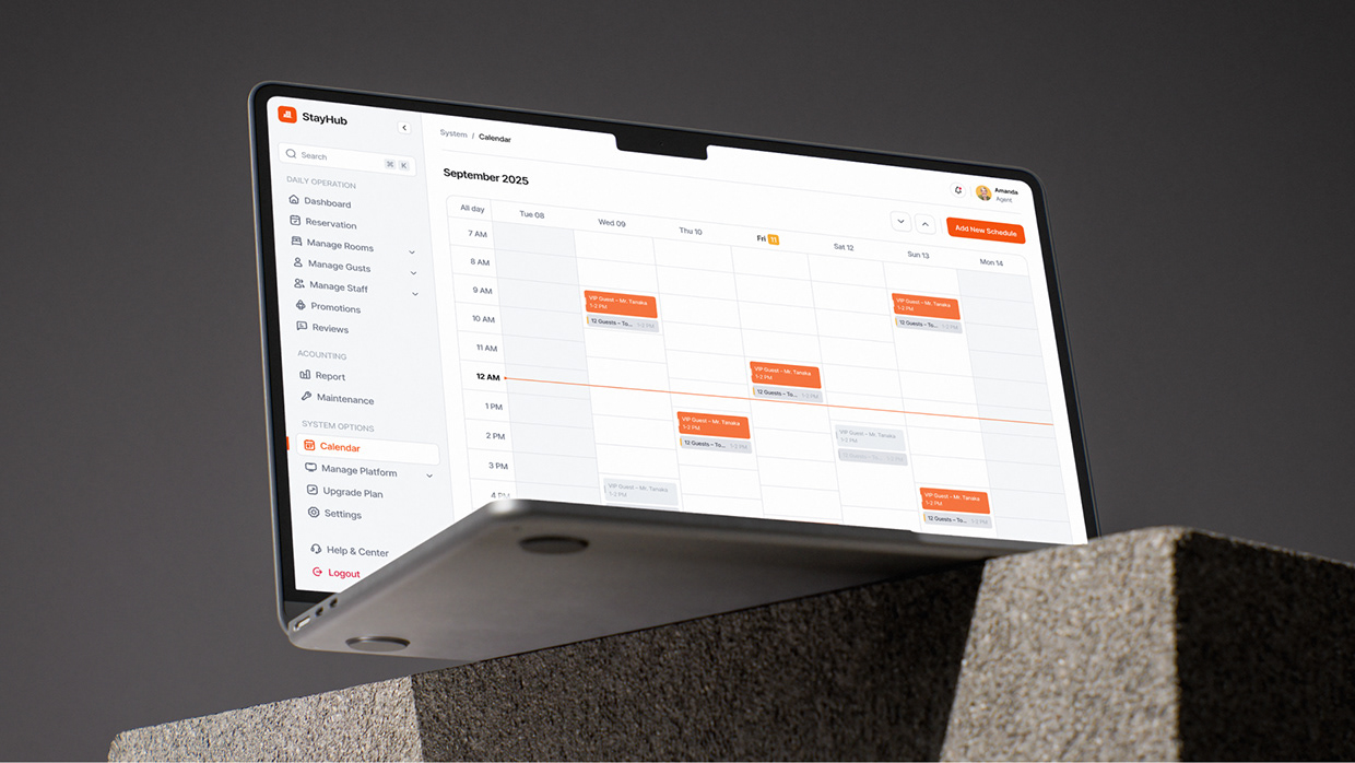 StayHub Hospitality Software UI/UX Case Study Image 17