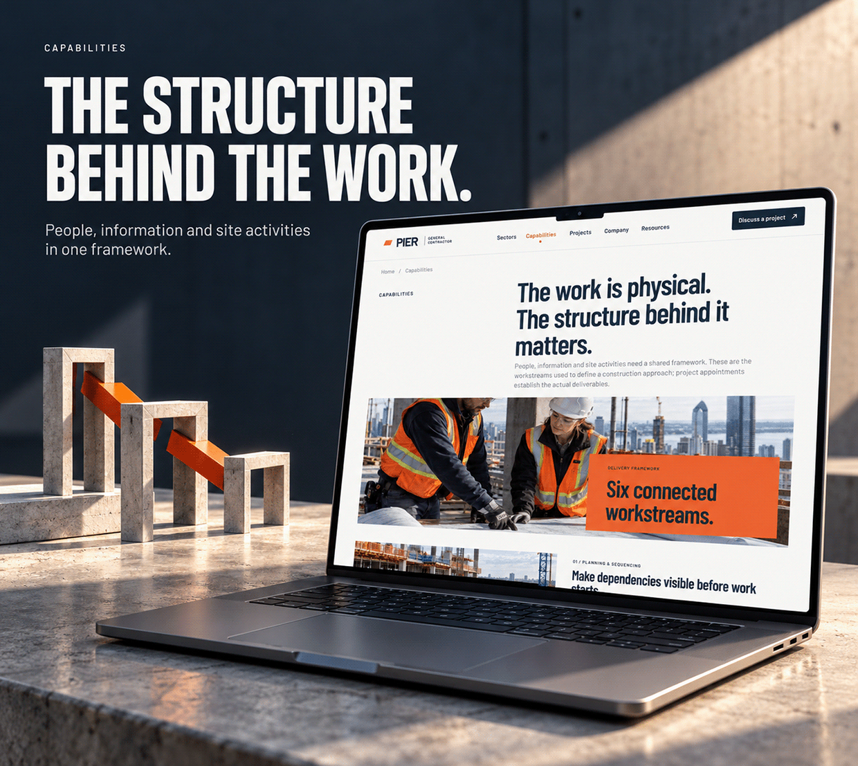 PIER — General Contractor Website | UI/UX Design Image 6