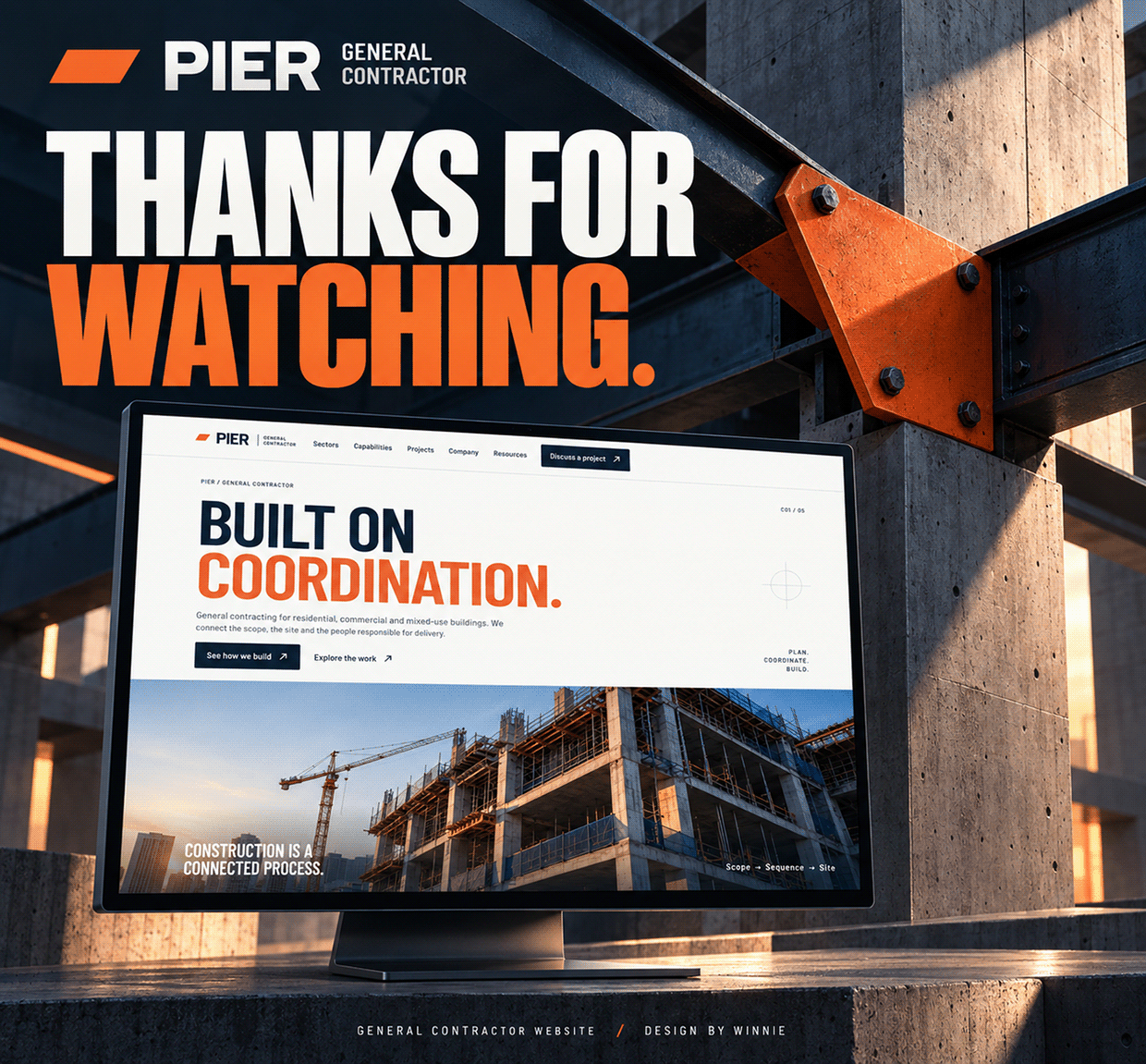 PIER — General Contractor Website | UI/UX Design Image 12