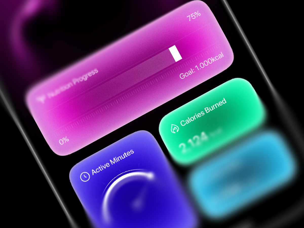 Smart Health Tracking App UI