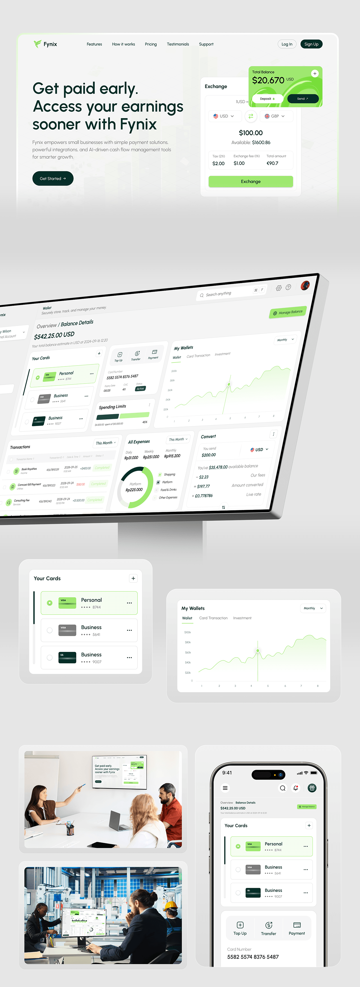 AI Finance Management SaaS & UX UI Dashboard Design Image 4