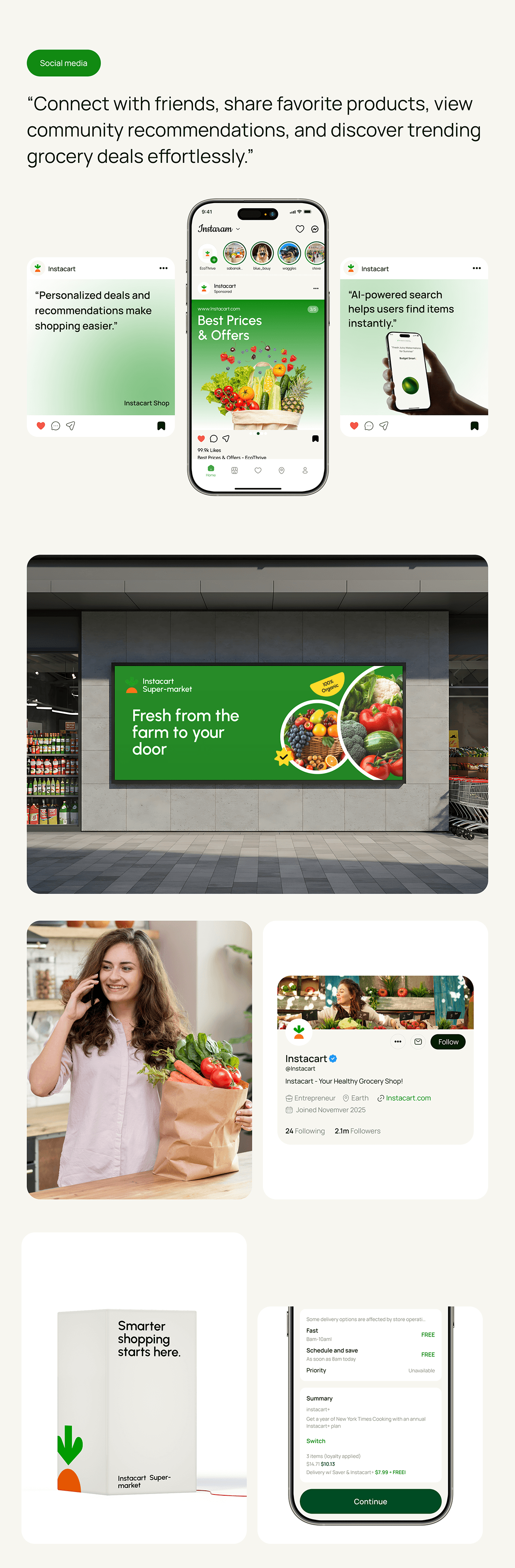 Instacart - AI E-Commerce Shopping & Delivery App UI/UX Image 7