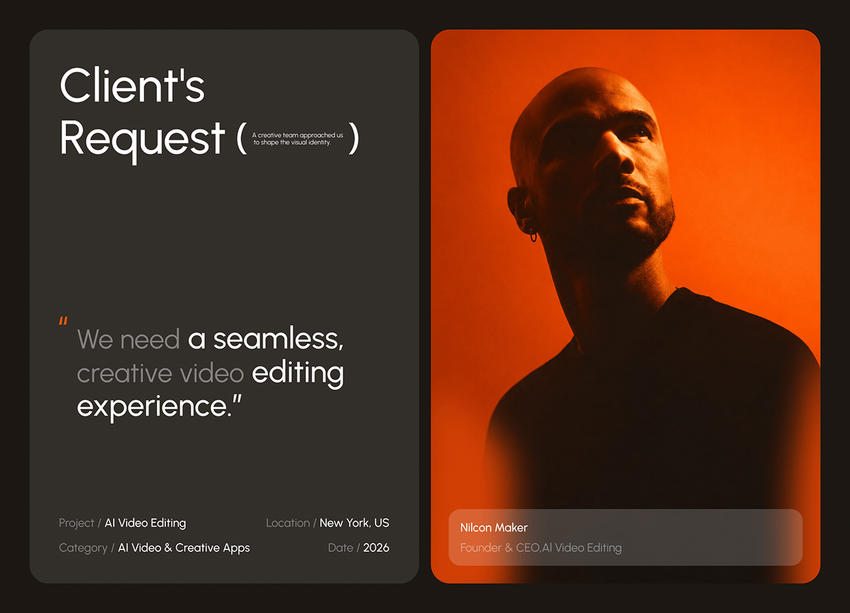 AI Video Editor APP UI UX | Mobile App | Website Design Image 1