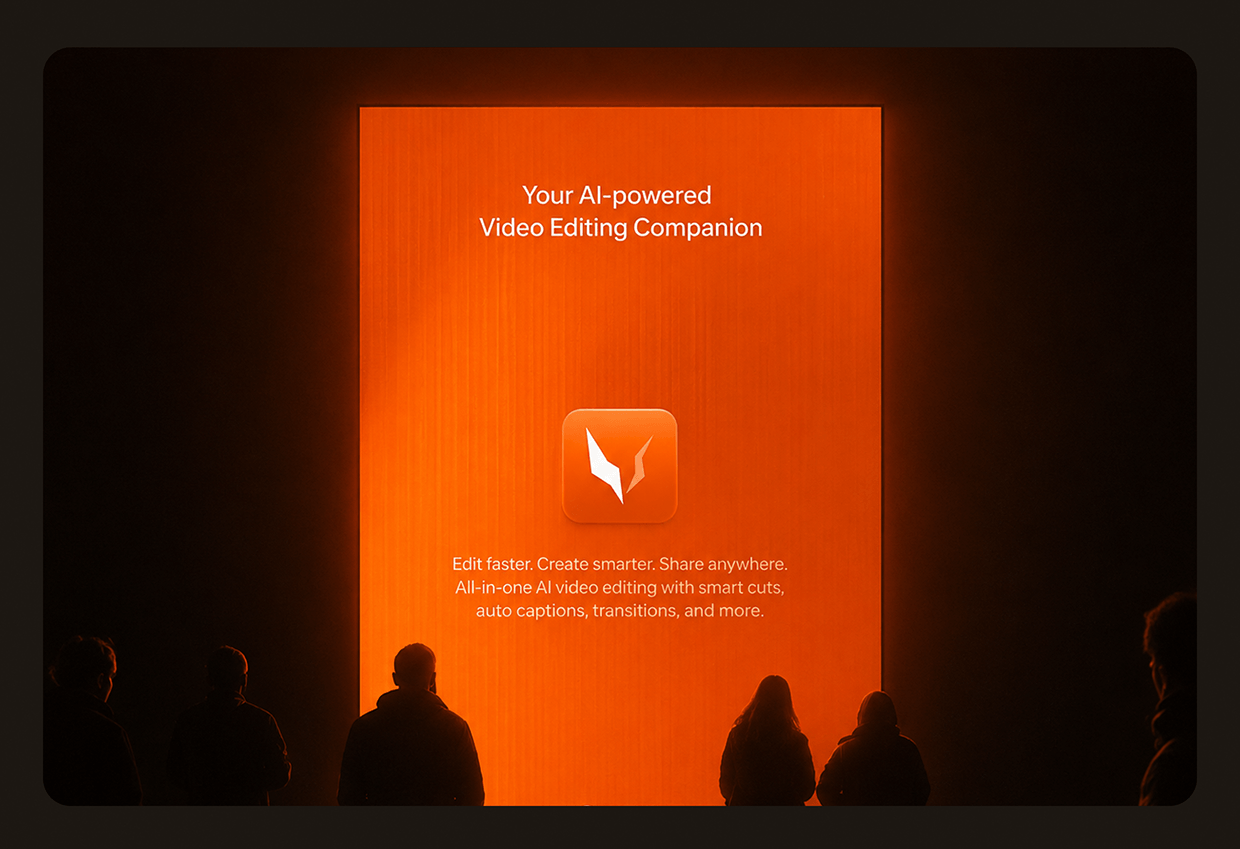 AI Video Editor APP UI UX | Mobile App | Website Design Image 3