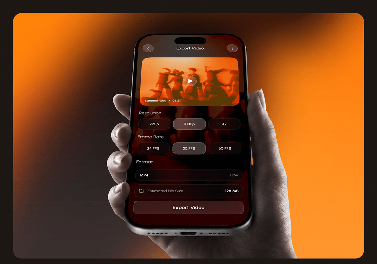 AI Video Editor APP UI UX | Mobile App | Website Design Image 5