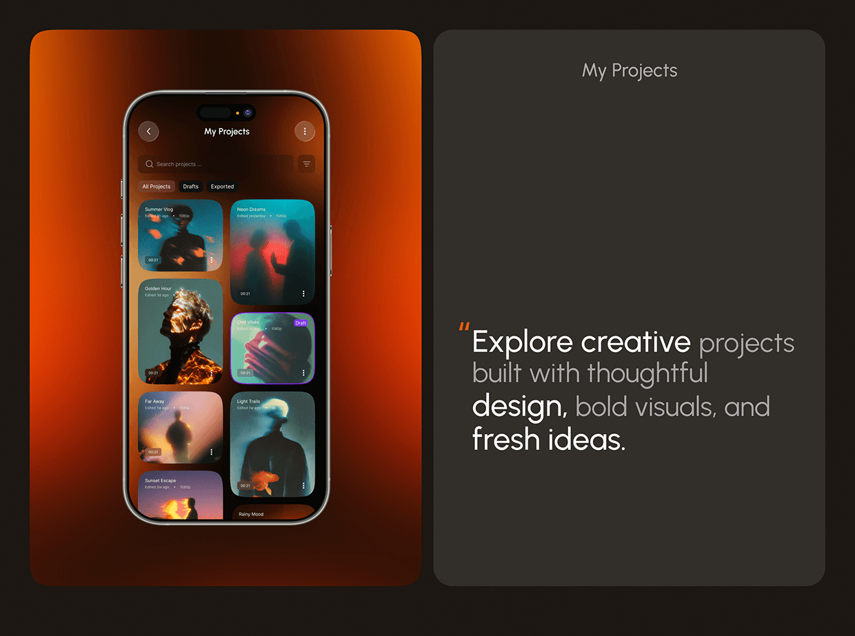AI Video Editor APP UI UX | Mobile App | Website Design Image 13