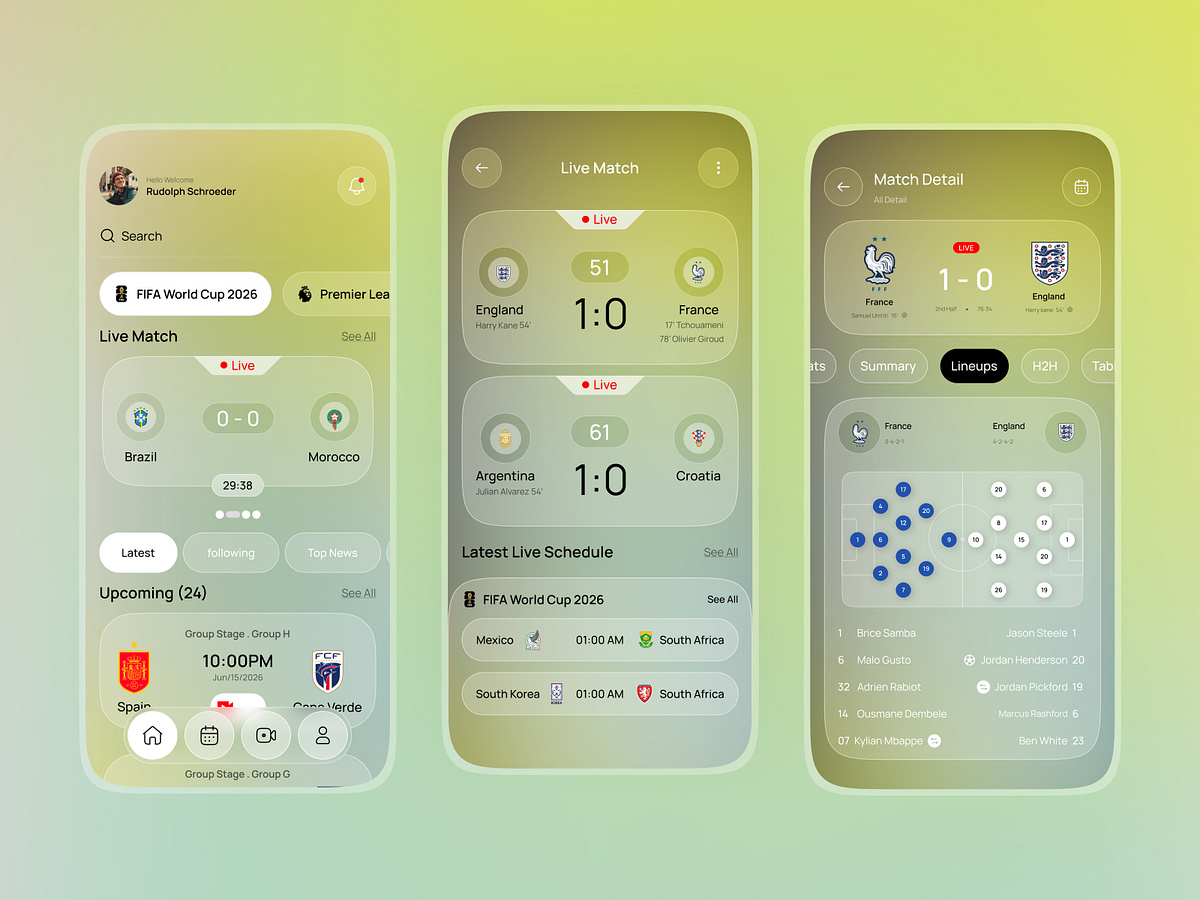 Live Sports Mobile App