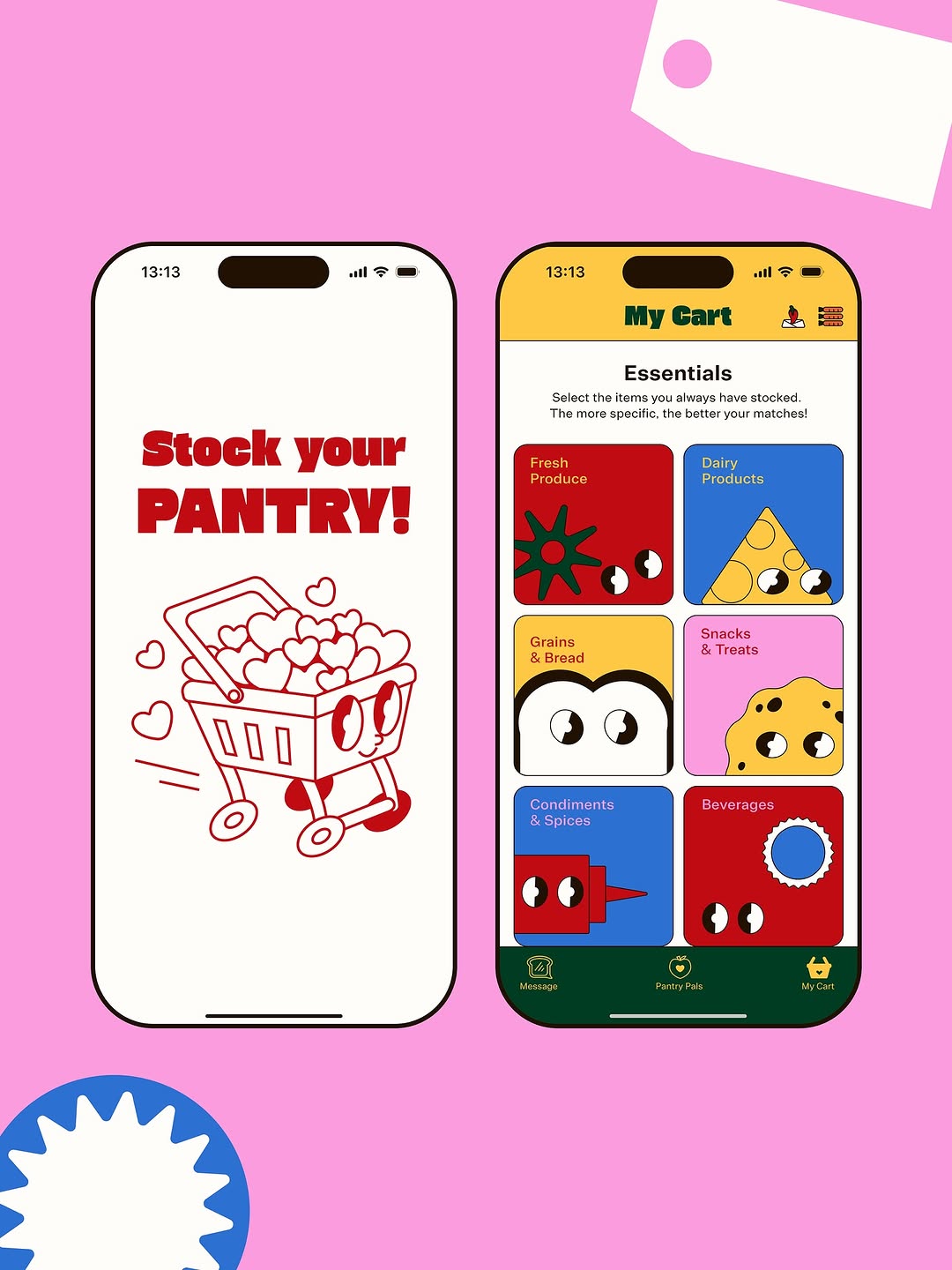 [BRANDING] Cartful; The real dating app we all need 🤭

#twosleepyheads #branding #cartful #grocerystore #twosleepyheadsbranding Image 0