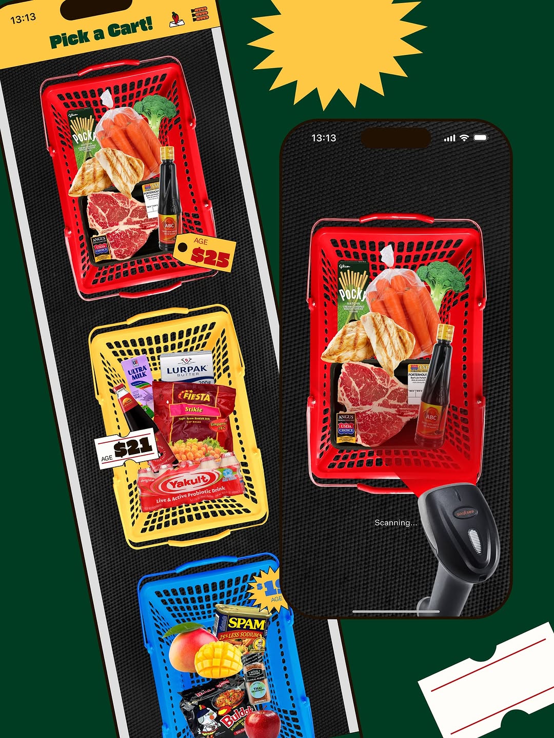 [BRANDING] Cartful; The real dating app we all need 🤭

#twosleepyheads #branding #cartful #grocerystore #twosleepyheadsbranding Image 1