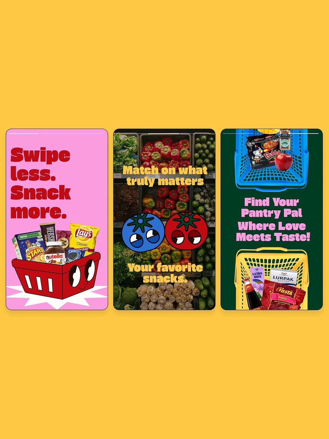 [BRANDING] Cartful; The real dating app we all need 🤭

#twosleepyheads #branding #cartful #grocerystore #twosleepyheadsbranding Image 8