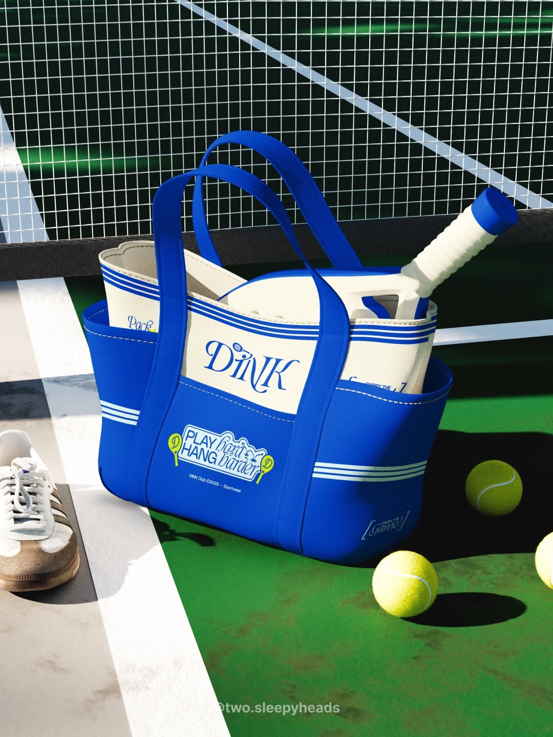 it starts with a pickle before the ball gets rolling ✨

[BRANDING] the dink club, made for the pickleball culture 🟢🟡

#twosleepyheads #pickleball #branding Image 0