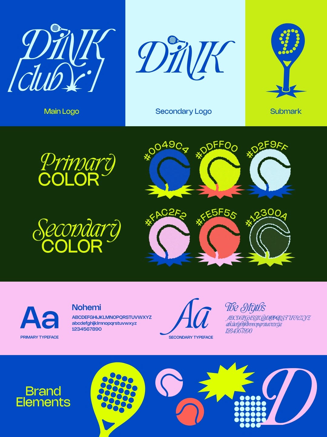 it starts with a pickle before the ball gets rolling ✨

[BRANDING] the dink club, made for the pickleball culture 🟢🟡

#twosleepyheads #pickleball #branding Image 5