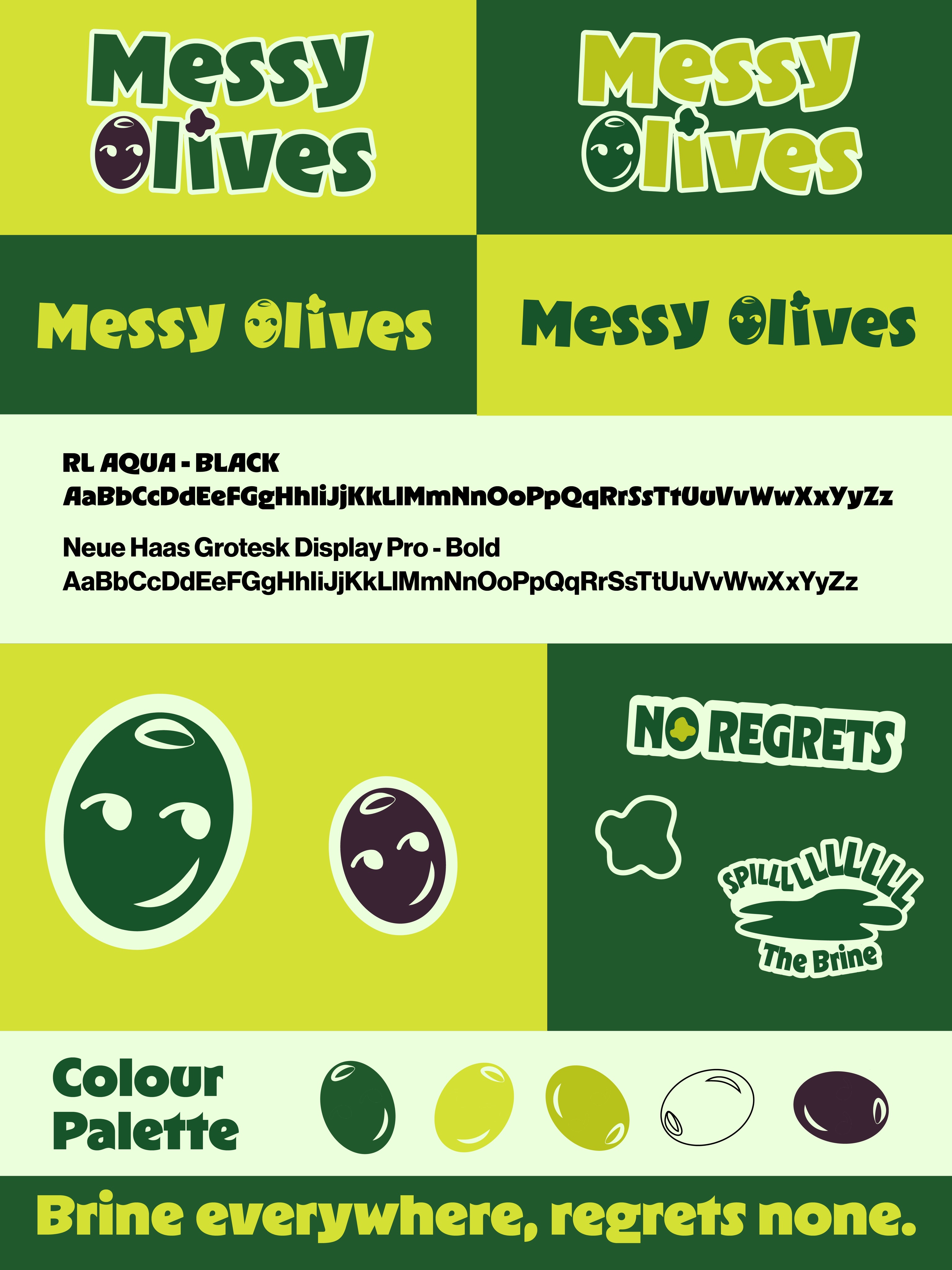 [Branding Side Quest] 
the perfect snack made from the perfect brine🫒

#twosleepyheads #branding #olives Image 7